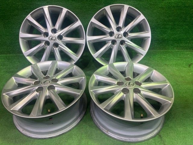 トヨタ TOYOTA 純正 レクサスCT ZWA10 ホイール アルミ シルバー 16インチ 6J 5穴 4本 100 +45 42611-76032