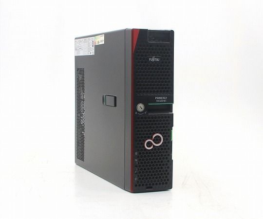 富士通 PRIMERGY TX1320 M3 Xeon E3-1220 v6 3GHz 16GB 300GBx4台(SAS2.5インチ/12Gbps/RAID5構成) PRAID CP400i 中古