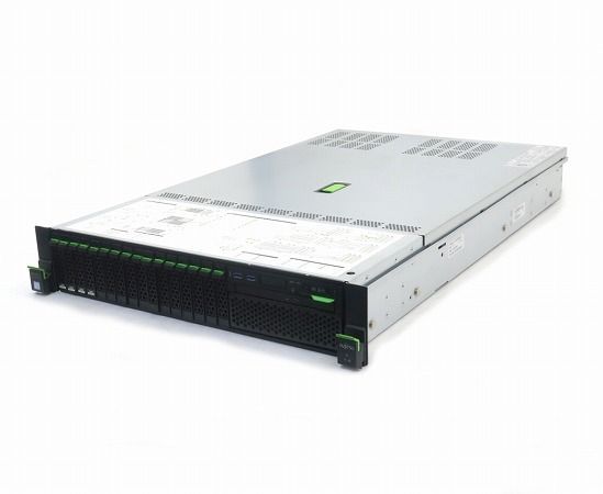 富士通 PRIMERGY RX2540 M4 Xeon Silver 4112 2.6GHz(8スレッドCPUx2基) 64GB 1.2TBx4台(SAS2.5インチ/RAID6) AC*2 PRAID EP540i 中古