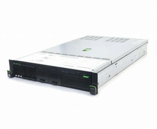 富士通 PRIMERGY RX2540 M4 Xeon Gold 5122 3.6GHz(8スレッドCPUx1基) 64GB 300GBx3台(SAS2.5インチ/RAID5) AC*2 PRAID CP400i 中古
