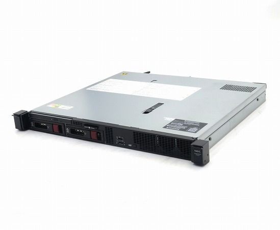 NEC Express5800/R110j-1(hp ProLiant DL20 Gen10 OEM) Xeon E-2124 3.3GHz 16GB 1TBx2台(SATA3.5インチ/RAID1) S100i SR Gen10 中古