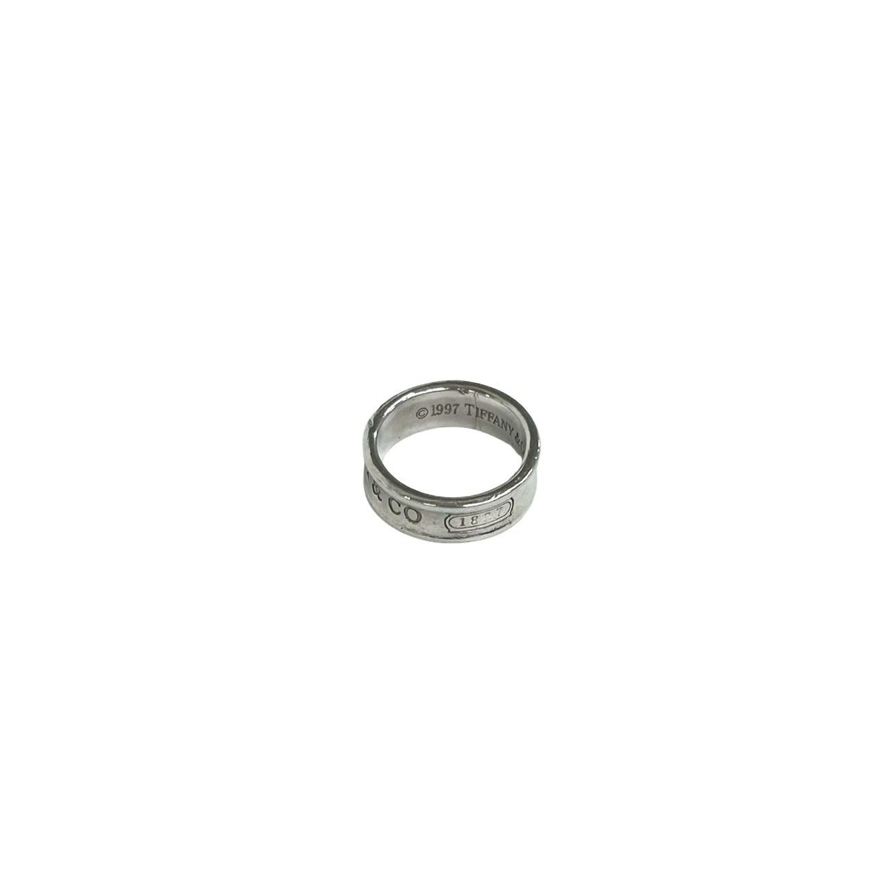 極 美品 袋付き TIFFANY&Co. ティファニー ナロー リング シルバー925