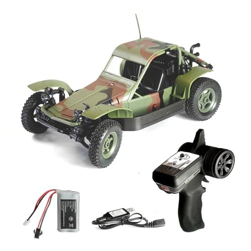 Raywood WPL JAPAN WP-14 ラジコンカー ミニバギー 4駆 1/16 スケール 正規品 技適マーク付き 4WD 四輪駆動 RCカー バッテリー付き 男女子両用 (グリーン)pms cfd65d4e
