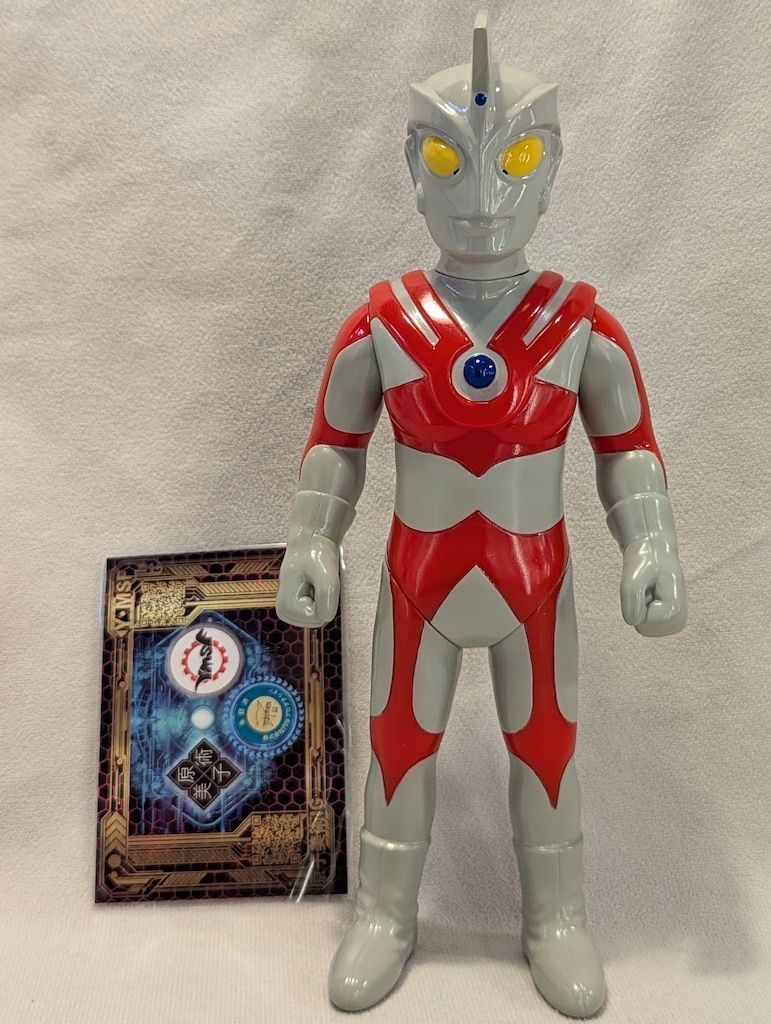 YMSF 原子美術IG ウルトラマンエース 赤成型 グレー塗装 手グー