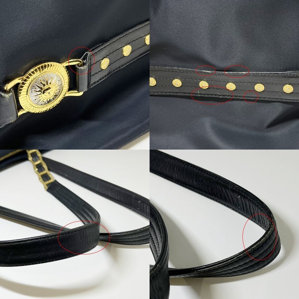 VERSACE【ヴェルサーチ】サンバースト トートバッグ ブラック ゴールド