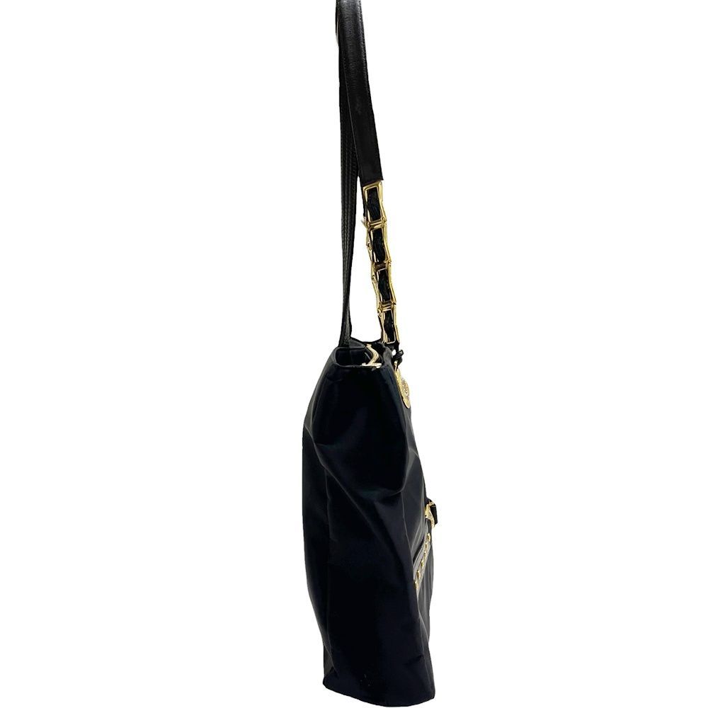 VERSACE【ヴェルサーチ】サンバースト トートバッグ ブラック ゴールド