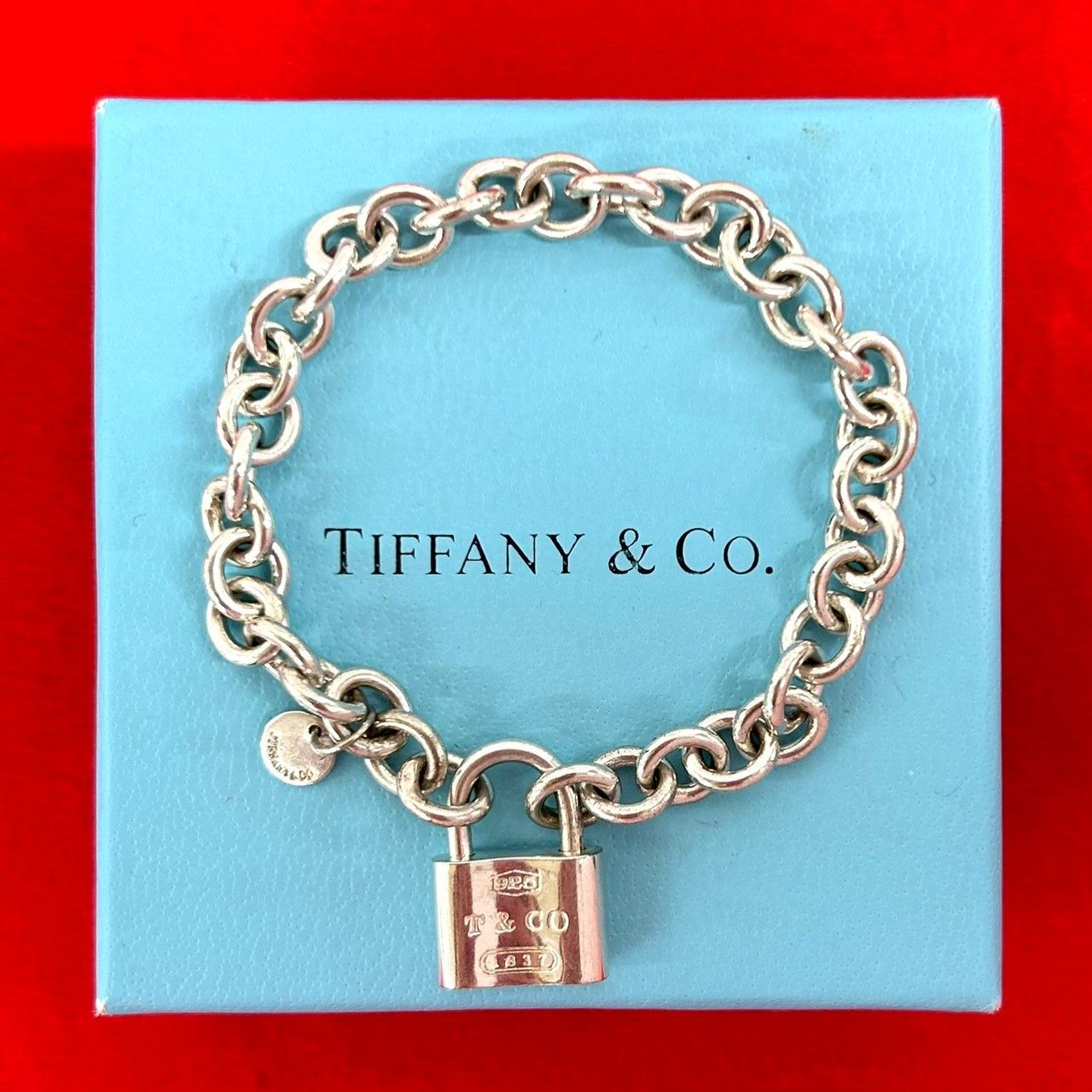 極 美品 TIFFANY&Co. ティファニー ヴィンテージ カデナロック