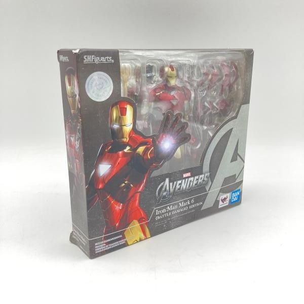 【中古】バンダイ S.H.Figuarts アイアンマン マーク6 -BATTLE DAMAGE EDITION- /アベンジャーズ[6]