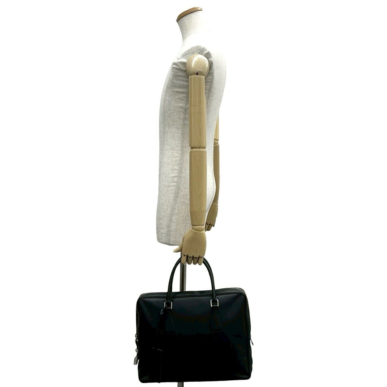 極 美品 PRADA プラダ 三角ロゴ トライアングル プレート 金具