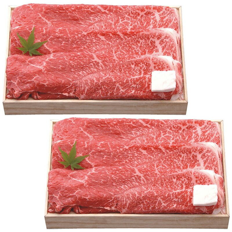 【お中元ギフト】千成亭 近江牛すき焼き(モモ・バラ) （約300g）×2 【申込締切7/28、お届け期間6月末～8/7】 【北海道・沖縄・離島配送不可】