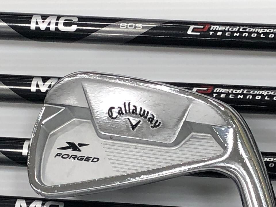 キャロウェイ　X FORGED STAR 2021　Fujikura MC 80　Sフレックス　アイアンセット　中古　ゴルフドゥ！NEXTグローボ蘇我店【最短即日発送】