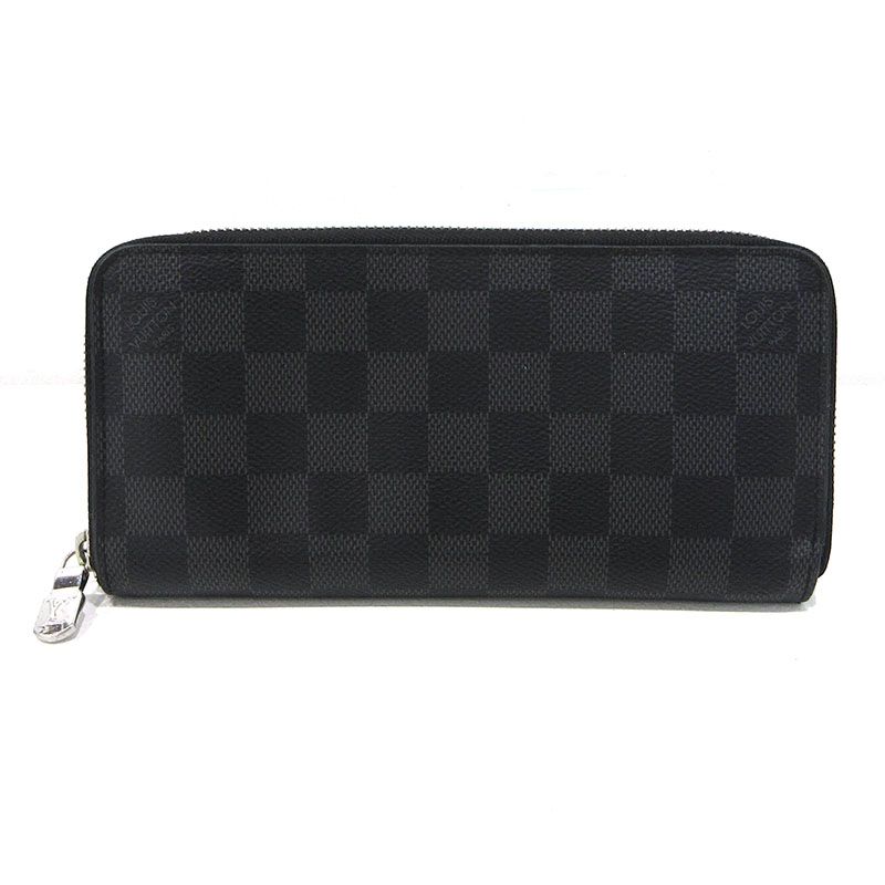 【三重本店】 中古 LOUIS VUITTON | ルイ・ヴィトン ラウンドファスナー長財布 ジッピーウォレットホリゾンタル N00056 ダミエグラフィット ブラック 【125】
