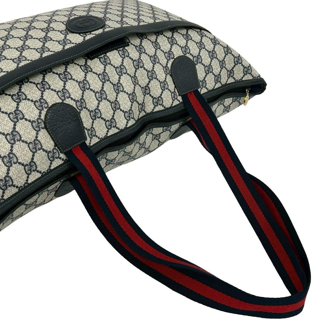 極 美品 希少品 GUCCI グッチ オールドグッチ シェリーライン GG ロゴ