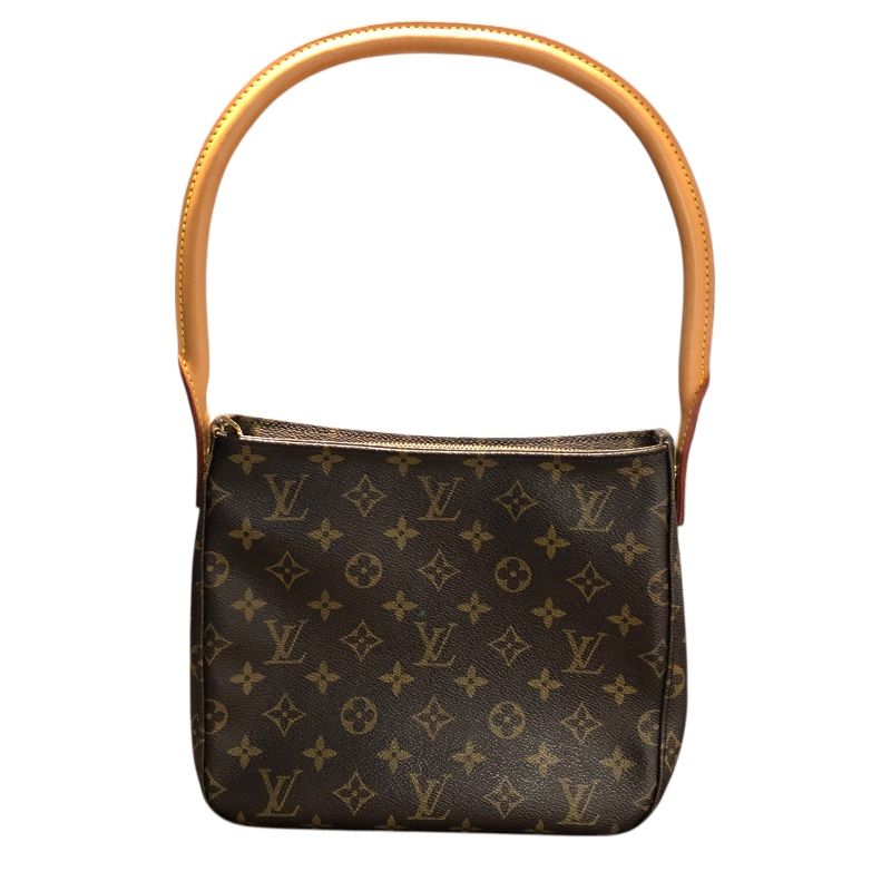 ルイ・ヴィトン LOUIS VUITTON ルーピングMM M51146 ブラウン モノグラム・キャンバス レディース ショルダーバッグ