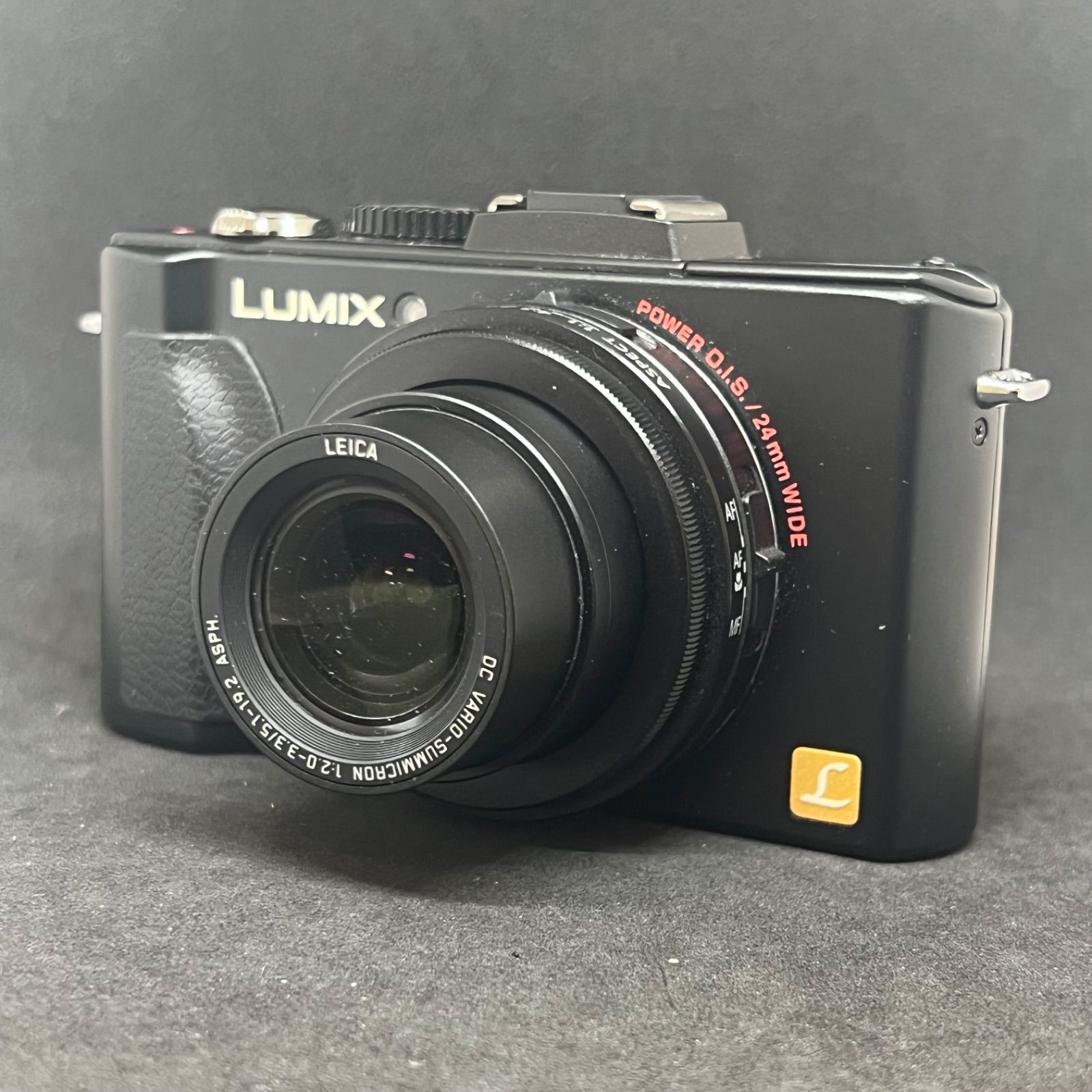 T6063 【 通電確認済み 】Panasonic パナソニック LUMIX ルミックス DMC-LX5 ブラック 付属品あり 箱入り