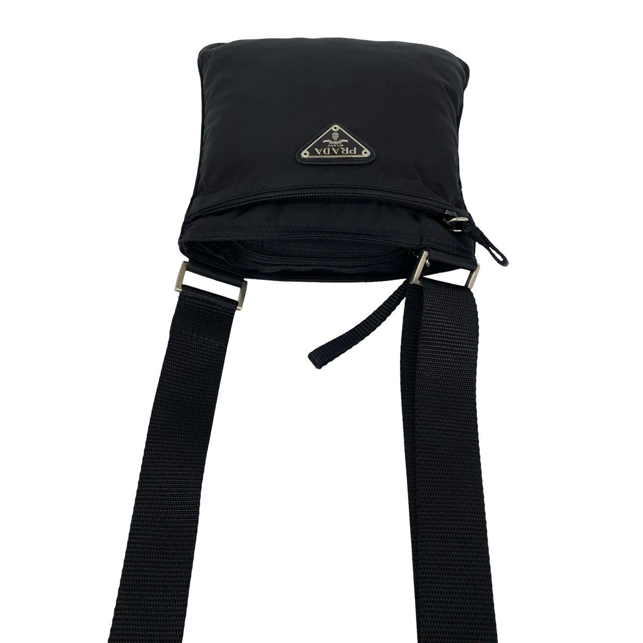 極 美品 PRADA プラダ 三角ロゴ トライアングル プレート 金具