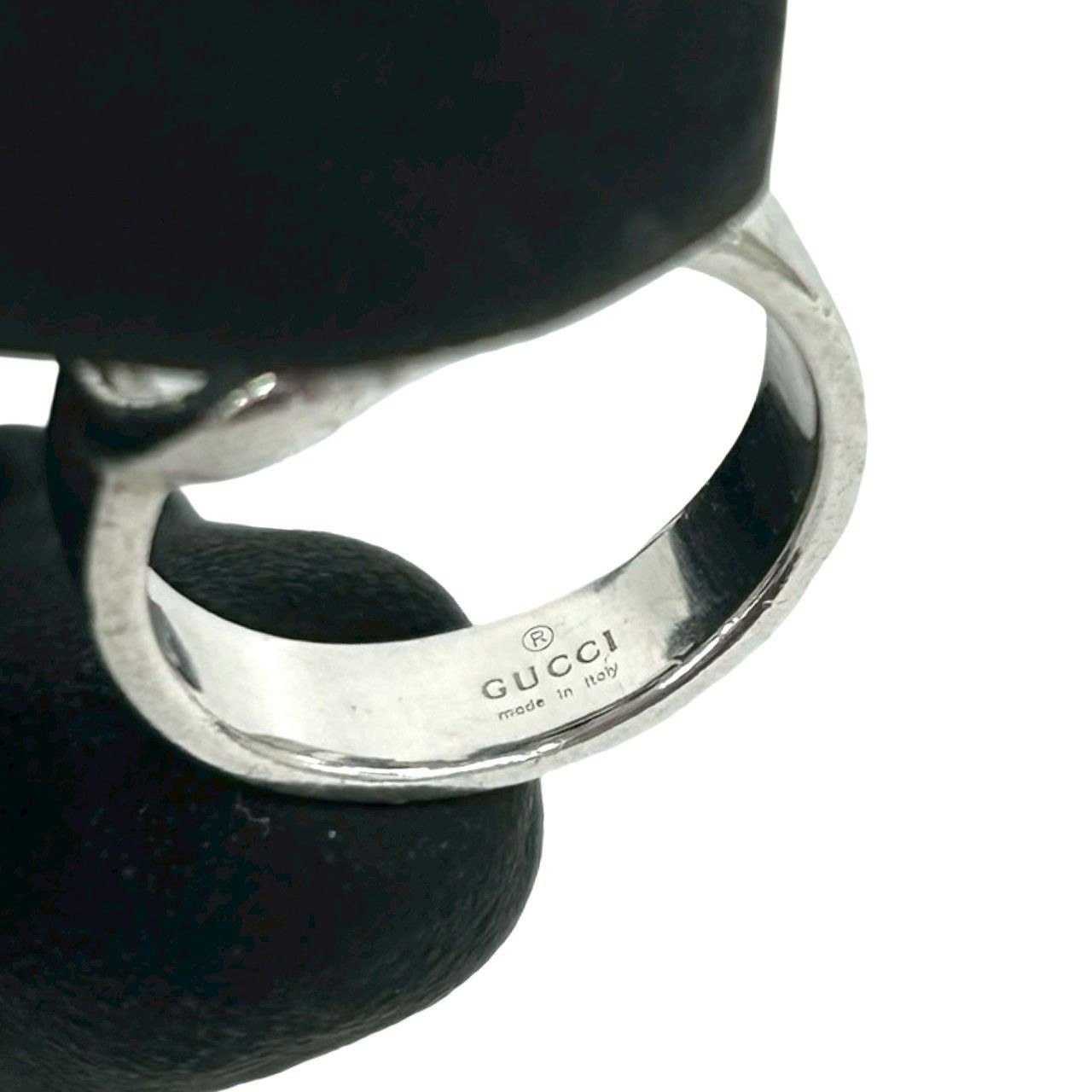 極 美品 GUCCI グッチ インターロッキング G シルバー925 リング 指輪