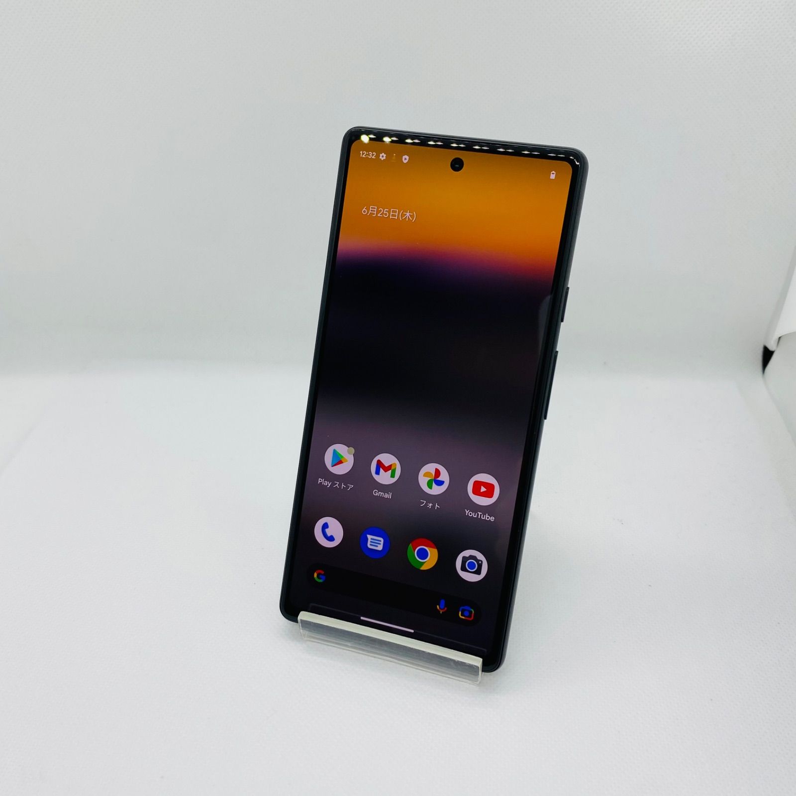 ★【中古品】 Pixel 6a 128GB ブラック au 管理:vZnQ