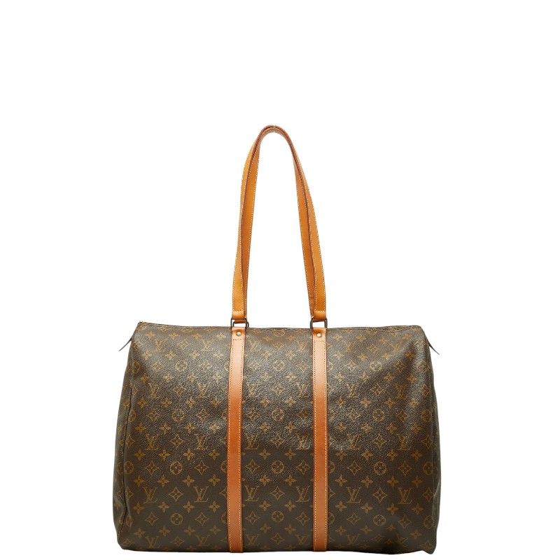 ルイ ヴィトン モノグラム フラネリー50 ショルダーバッグ トートバッグ M51116 ブラウン PVC レザー レディース LOUIS VUITTON【1-0272039】