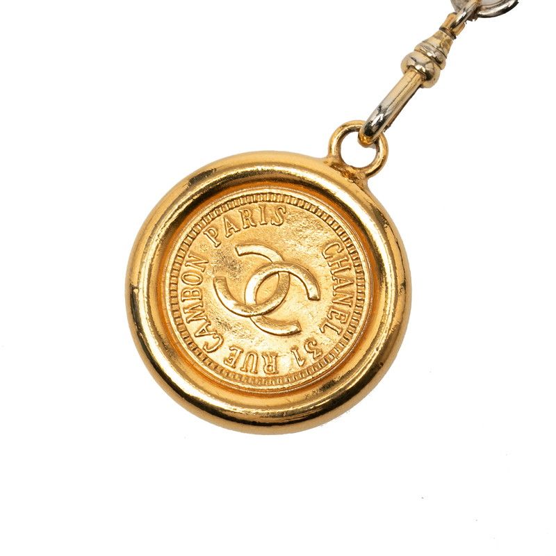 シャネル 31 RUE CAMBON カンボン ヴィンテージ ココマーク チェーン ベルト ゴールド メッキ レディース CHANEL【1-0275684】