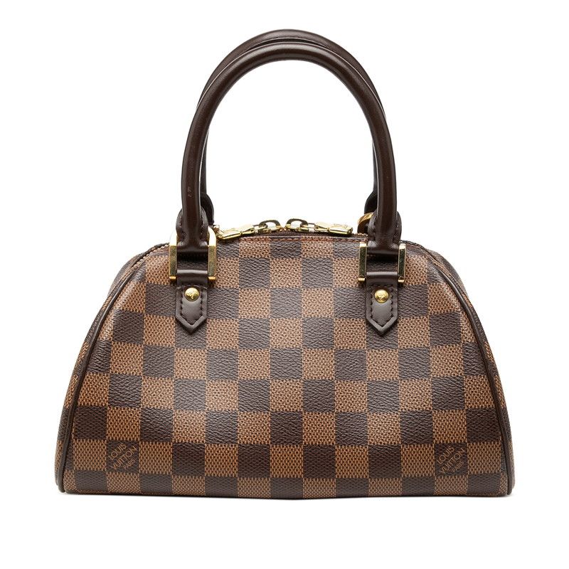 ルイ ヴィトン ダミエ リベラミニ ミニバッグ ハンドバッグ N41436 ブラウン エベヌ PVC レザー レディース LOUIS VUITTON【228-77336】