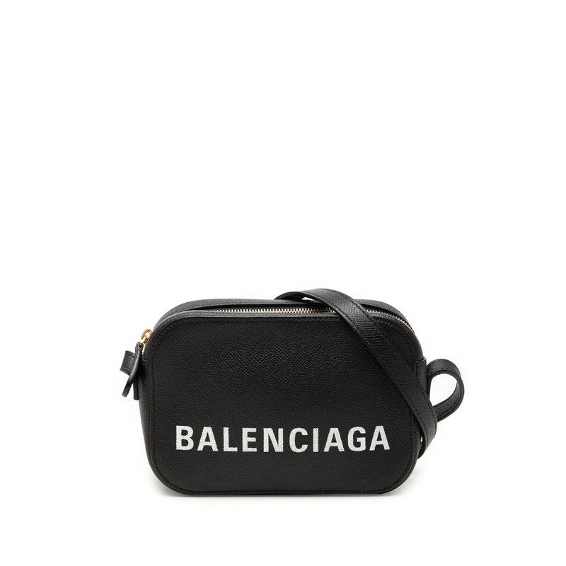 バレンシアガ ヴィル カメラバッグXS 斜め掛け ショルダーバッグ 558171 ブラック レザー レディース BALENCIAGA【228-77346】 44,070円