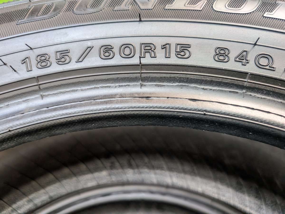 185/60R15 ダンロップ ウィンターマックス WM02 中古タイヤ
