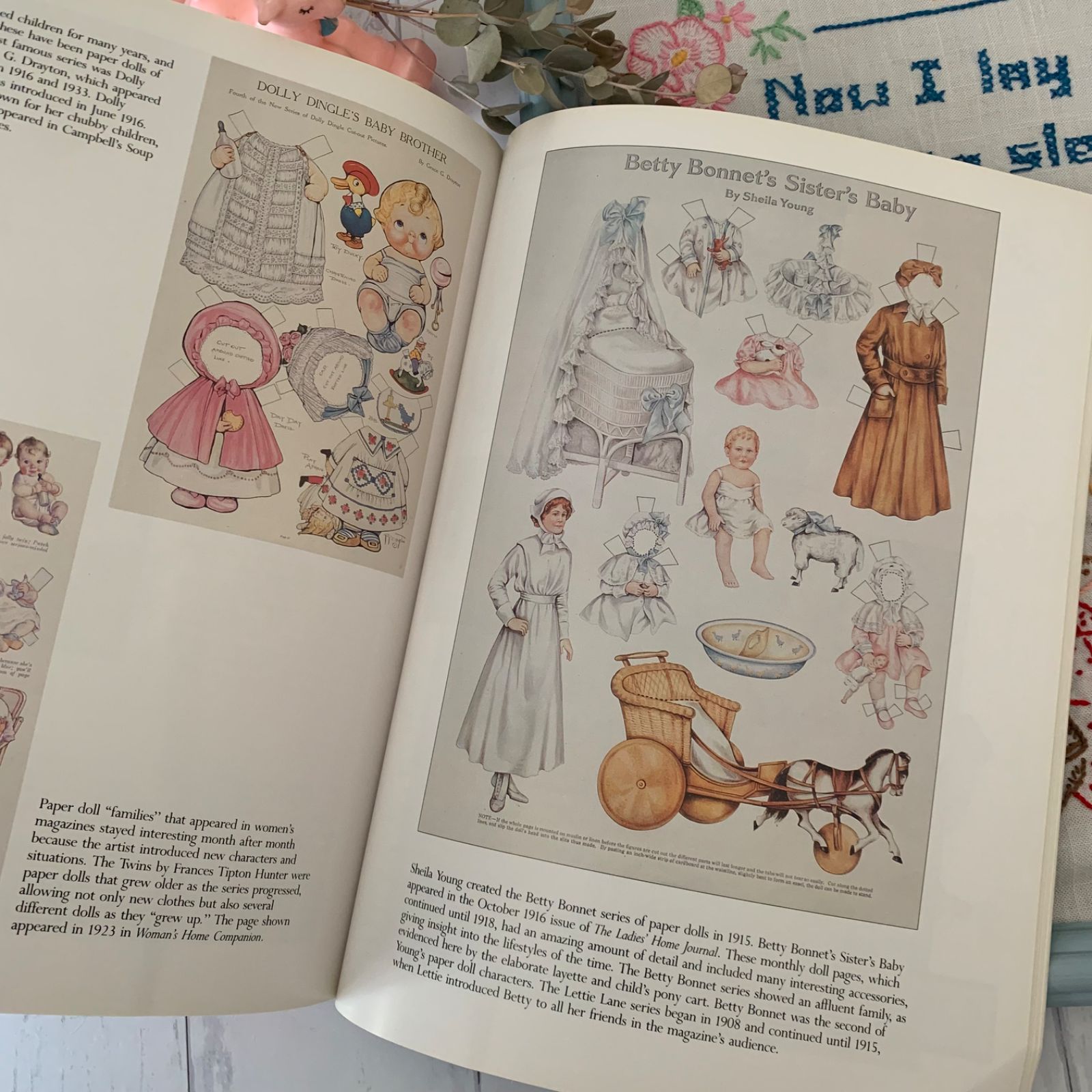 ヴィンテージ 広告ブック 洋書 レトロ ベビー ジャンクジャーナル