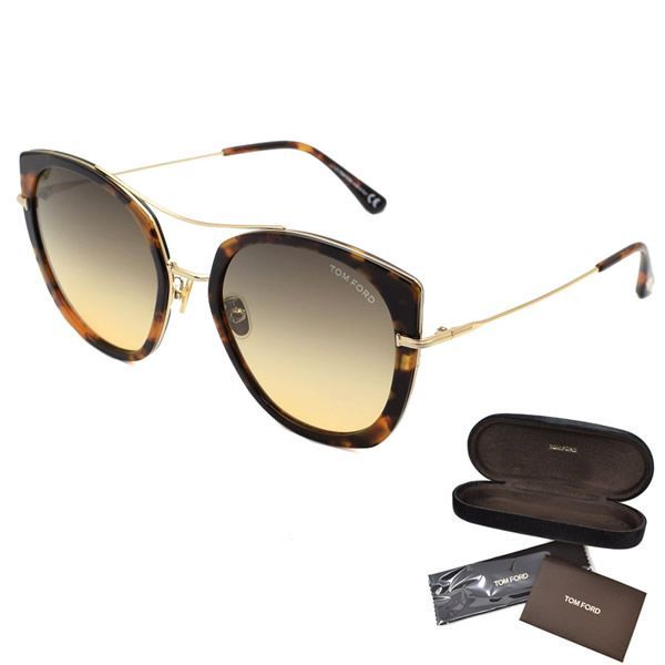 トムフォード サングラス TOM FORD FT0760/S 55B 56 TF760 サングラス ノーズパッド EYEWEAR メンズ レディース ハバナ グレーイエロー