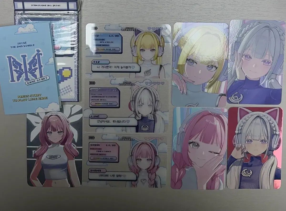 まとめ売り（送料込み）アイリ製 LOVEゲーム アルバム シャーナ 未公開トレカ リュンヌ ホログラム Tシャツ