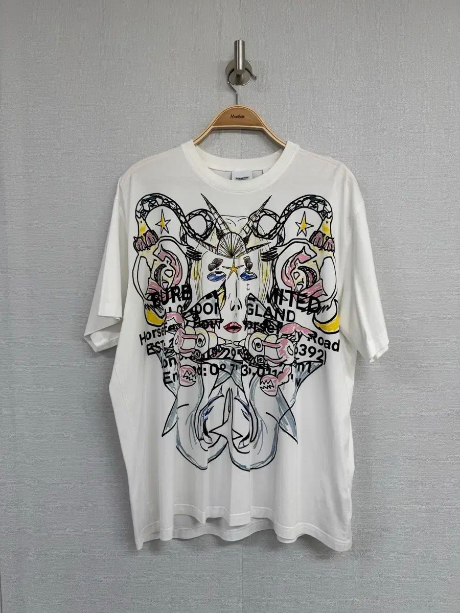 バーバリー 몽타주 半袖 Tシャツ