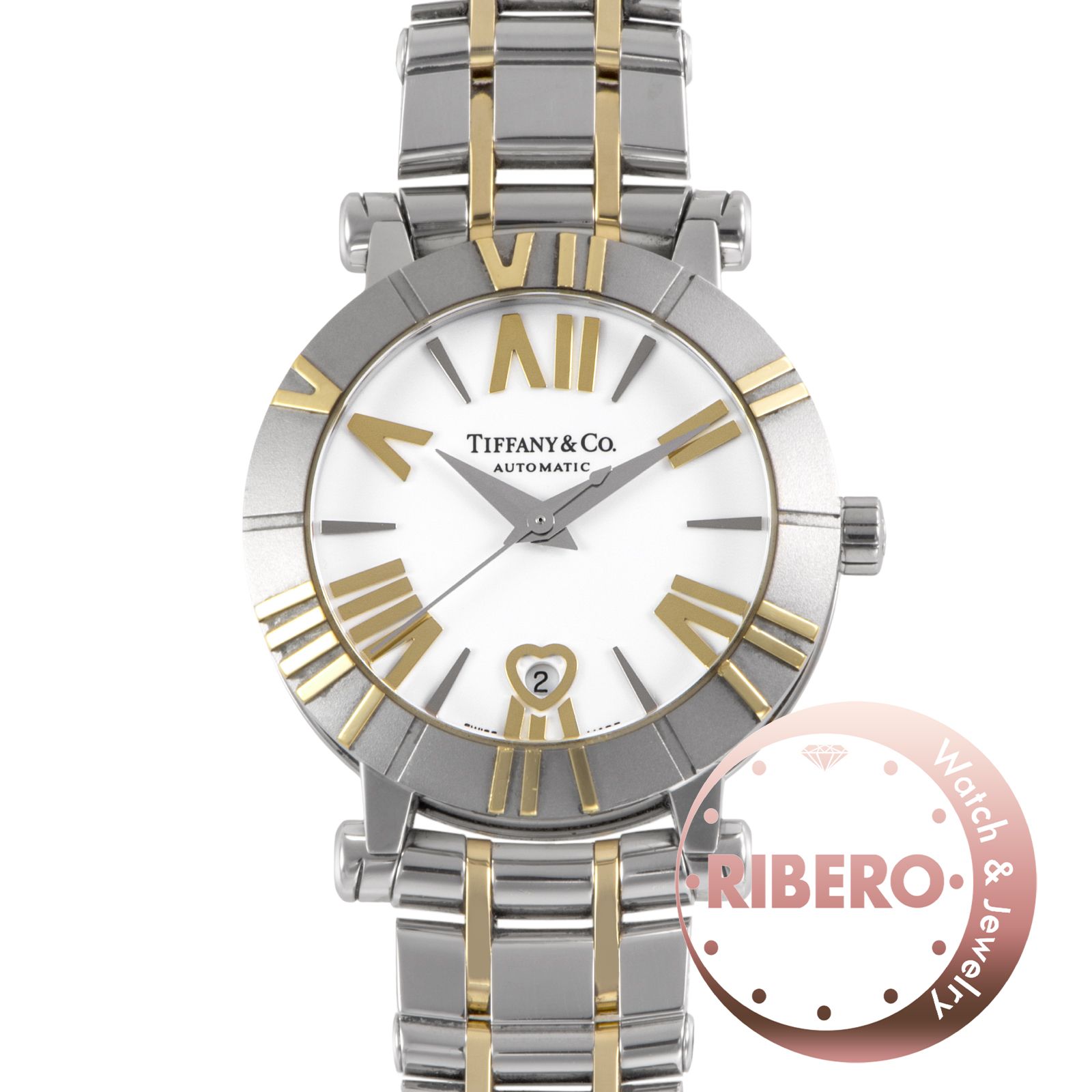 TIFFANY&Co. ティファニー アトラス Z1300.68.16A20A00A SS/CE GP【中古】