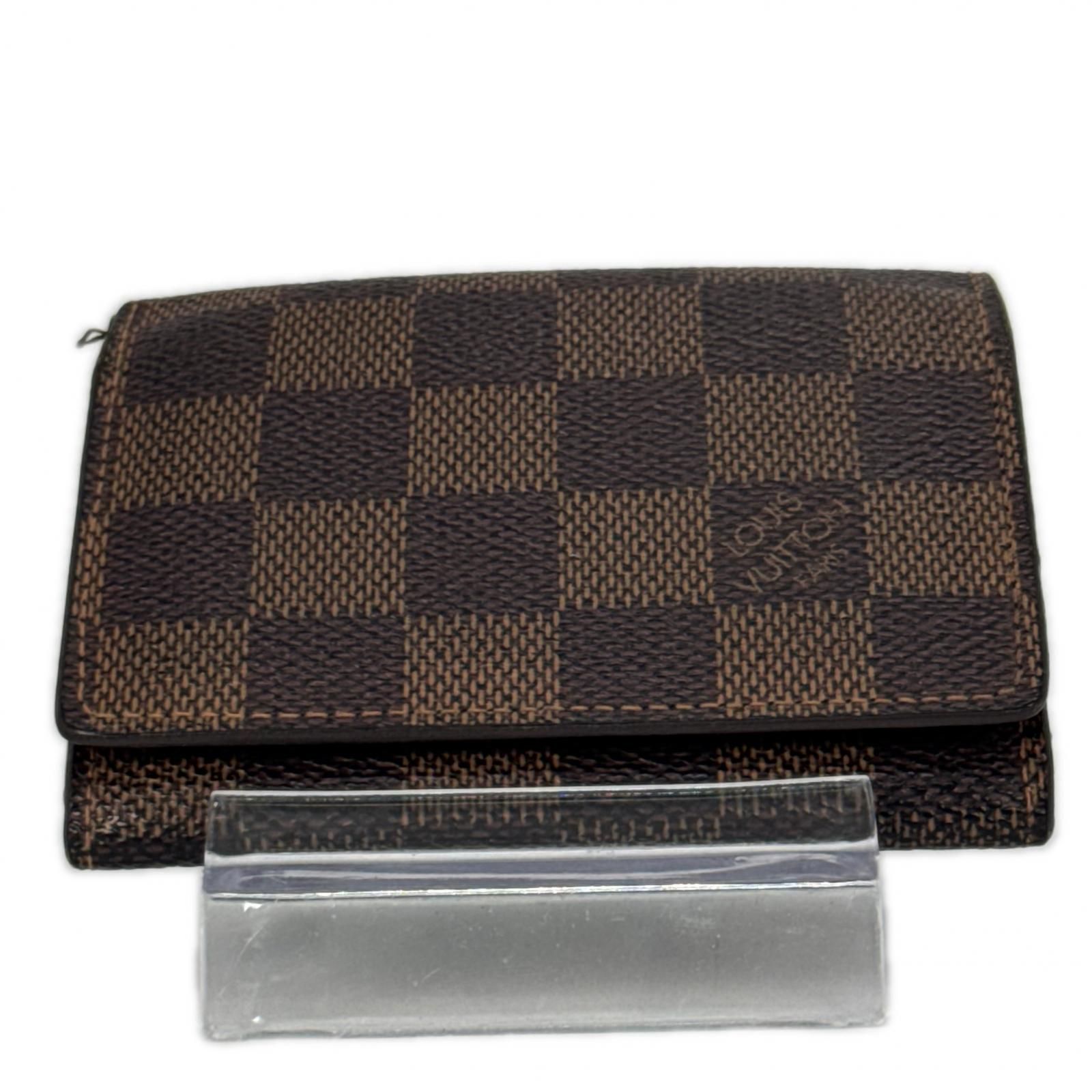 LOUIS VUITTON ルイ・ヴィトン ン62920 カードケース ファッション小物 ダミエ ブラウン ブラック CA1020 ユニセックス