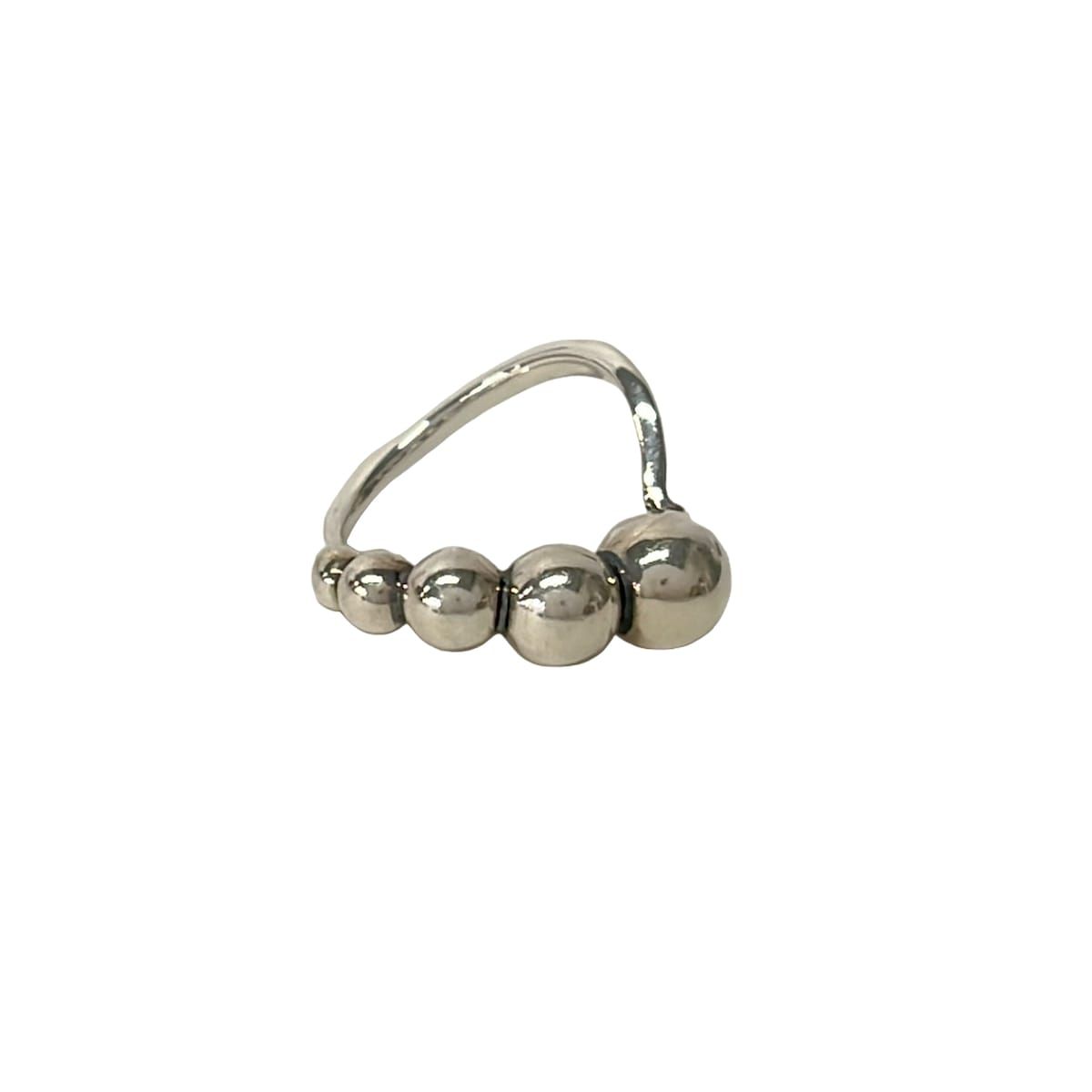 GEORG JENSEN(ジョージジェンセン) リング 50 - シルバー 5510 ムーンライトグレープ/サイズ：50