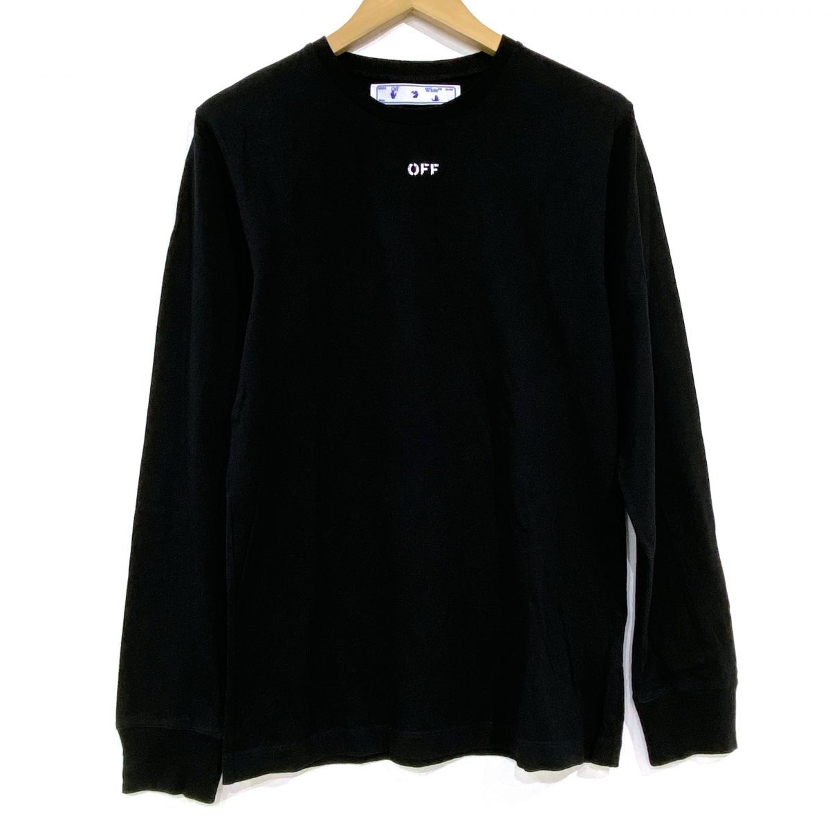 OFF-WHITE オフホワイト SPRAY ARROWS LS T スプレーアロー 長袖 Tシャツ OMAB001E20JER004 Sサイズ ※中古
