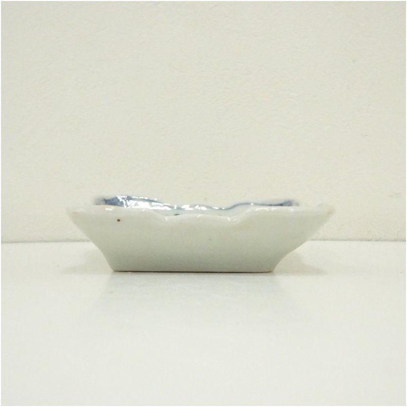 古伊万里 染付角小皿5客 食器 器 おしゃれ かわいい 骨董 取り皿 醤油