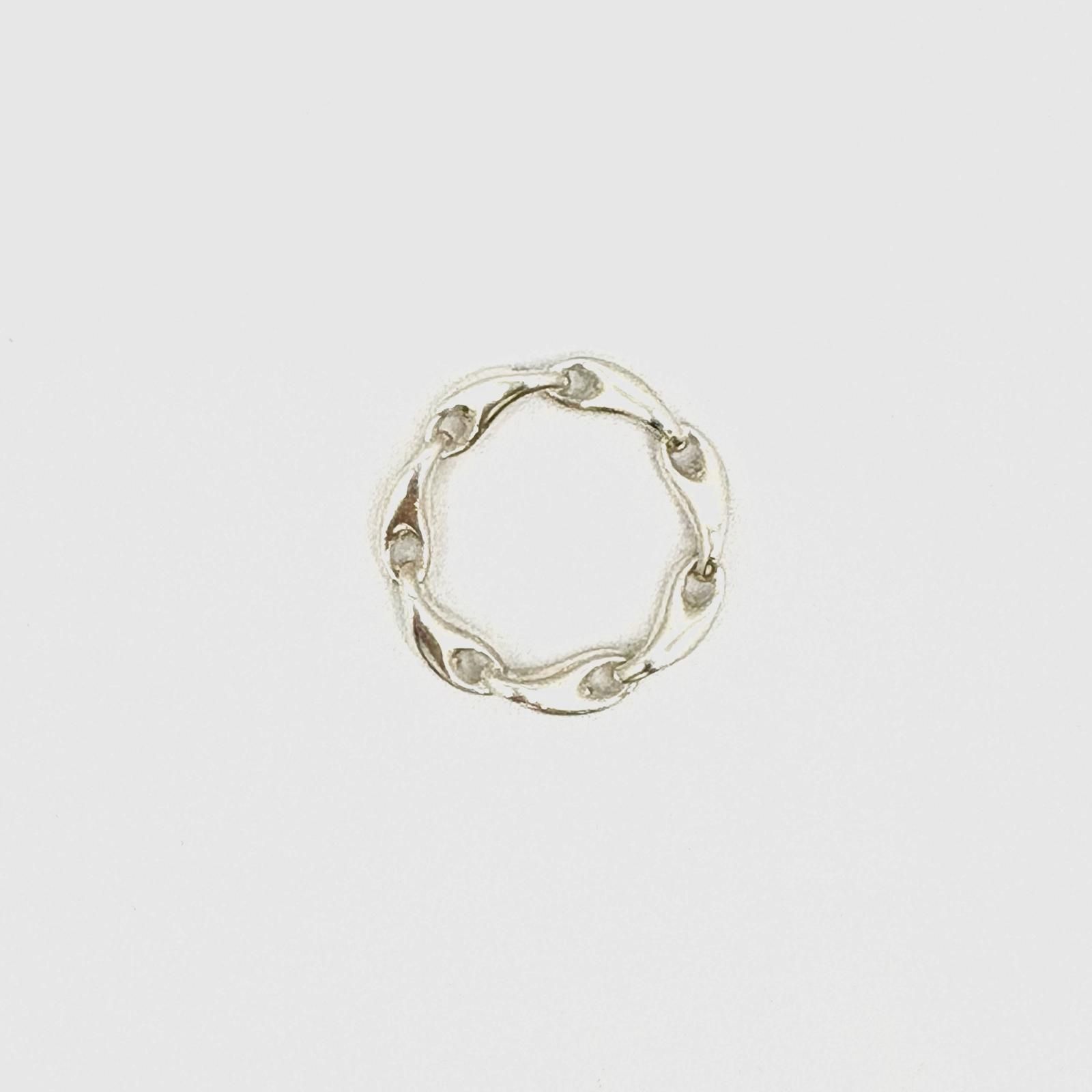 Georg Jensen ジョージジェンセン ジュエリー リフレクトリンクR/SV/4.8g/#55 リング・指輪 シルバー ユニセックス【中古】471 22,906円