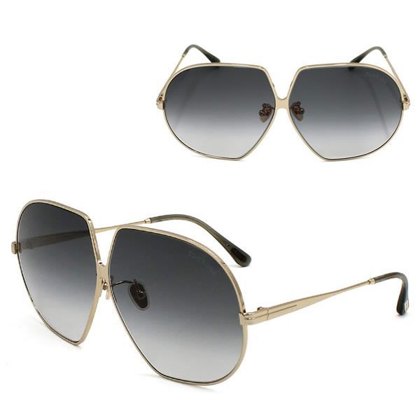 トムフォード サングラス TOM FORD FT0785/S 28B 66 TF785 サングラス ノーズパッド EYEWEAR レディース ゴールド グレーグラデーション