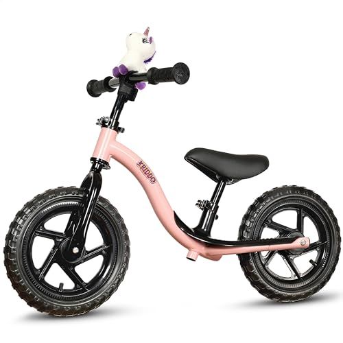 KRIDDO 幼児用 ペダルなし自転車 24ヶ月～5歳向け 早期学習 キックバイク インタラクティブ 高い安定性 12インチ バランス フットレスト付き 2～5歳 男の子・女の子用 | 2歳。pms f4281fbc