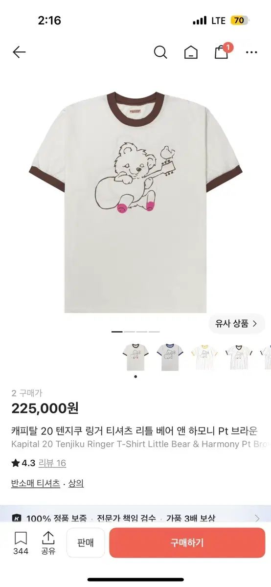 キャピタル リンガーTシャツ 2