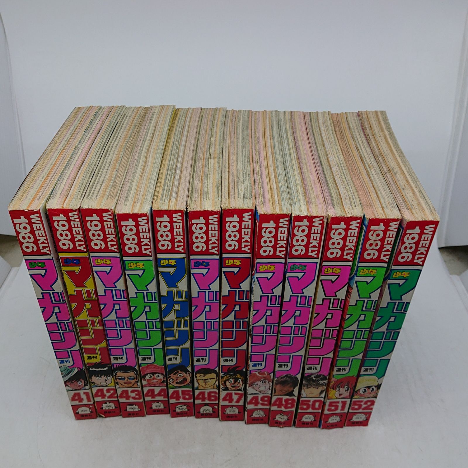 まとめ売り】週刊少年マガジン 12冊まとめ売り 1986年(昭和61年)No.41