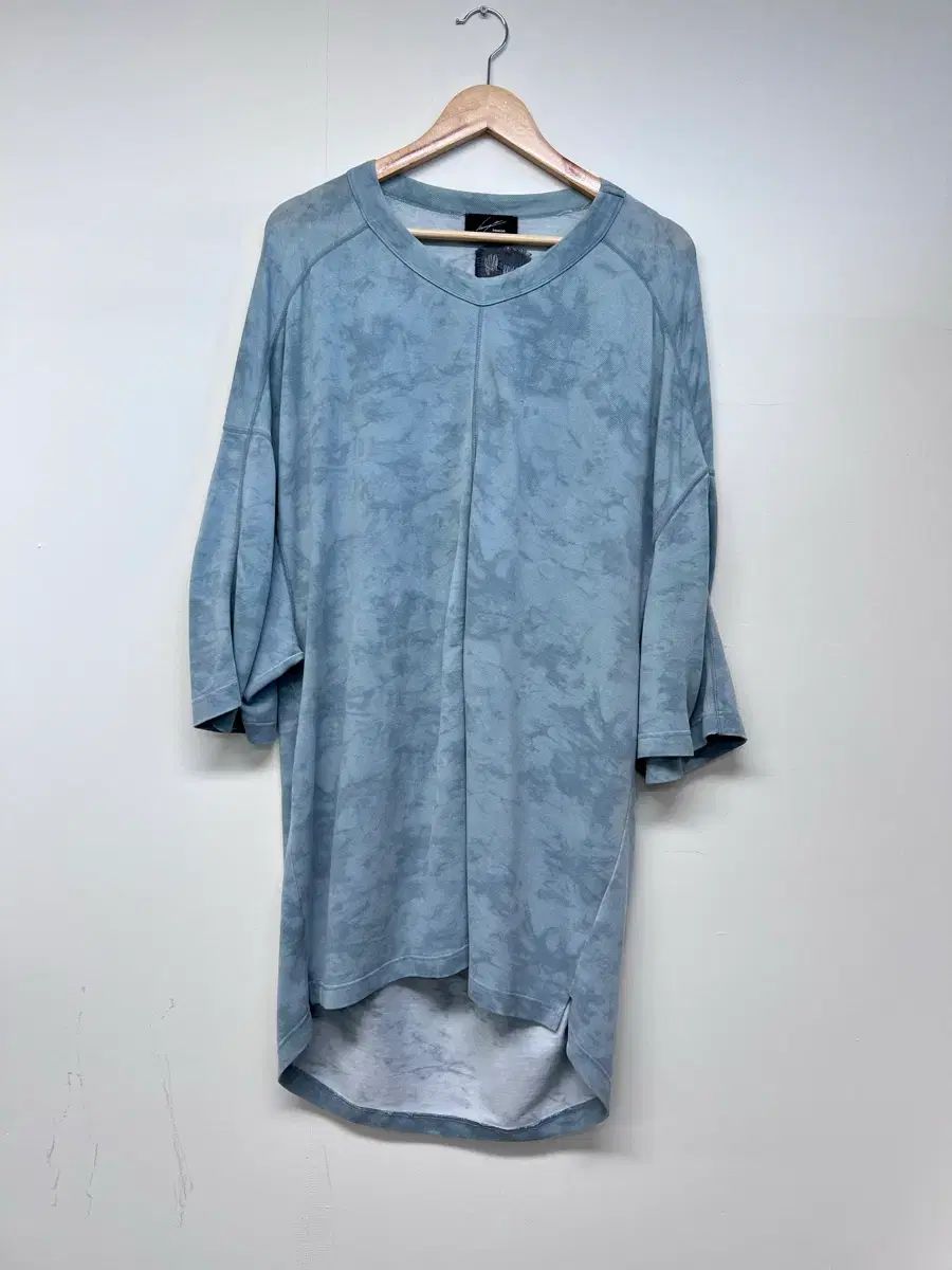 SONGZIO HOMME(ソンジオ・オム) ブルー COLOR セミオーバーサイズ 半袖 Tシャツ 105