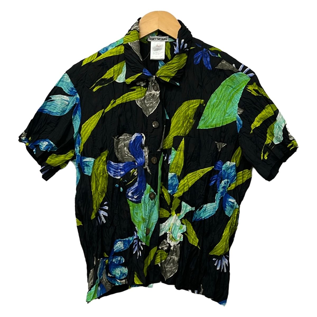 ISSEYMIYAKE(イッセイミヤケ) 半袖シャツブラウス サイズM レディース