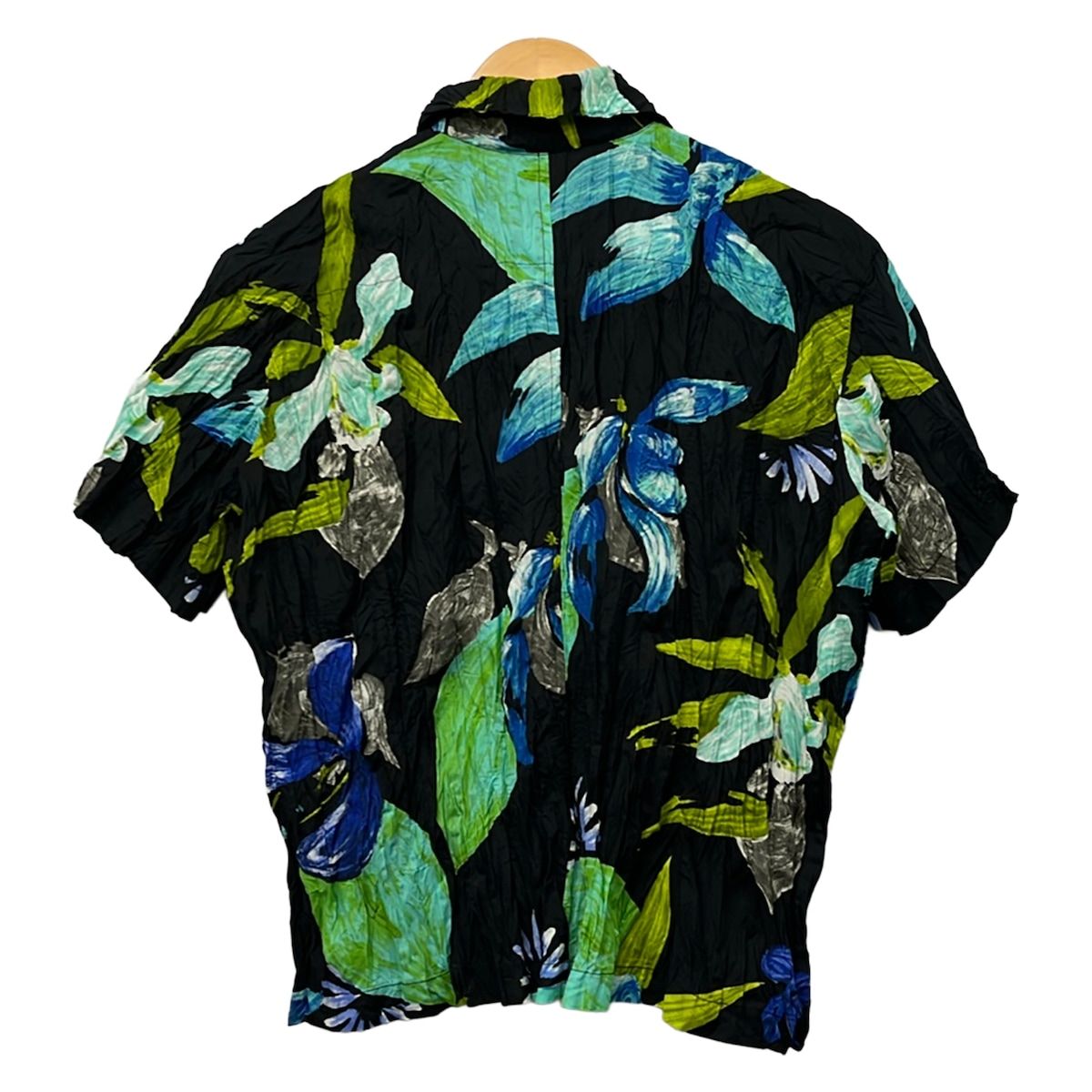 Issey Miyake 半袖シャツ ブラウス ISSEYMIYAKE(イッセイミヤケ) 半袖シャツブラウス サイズM レディース
