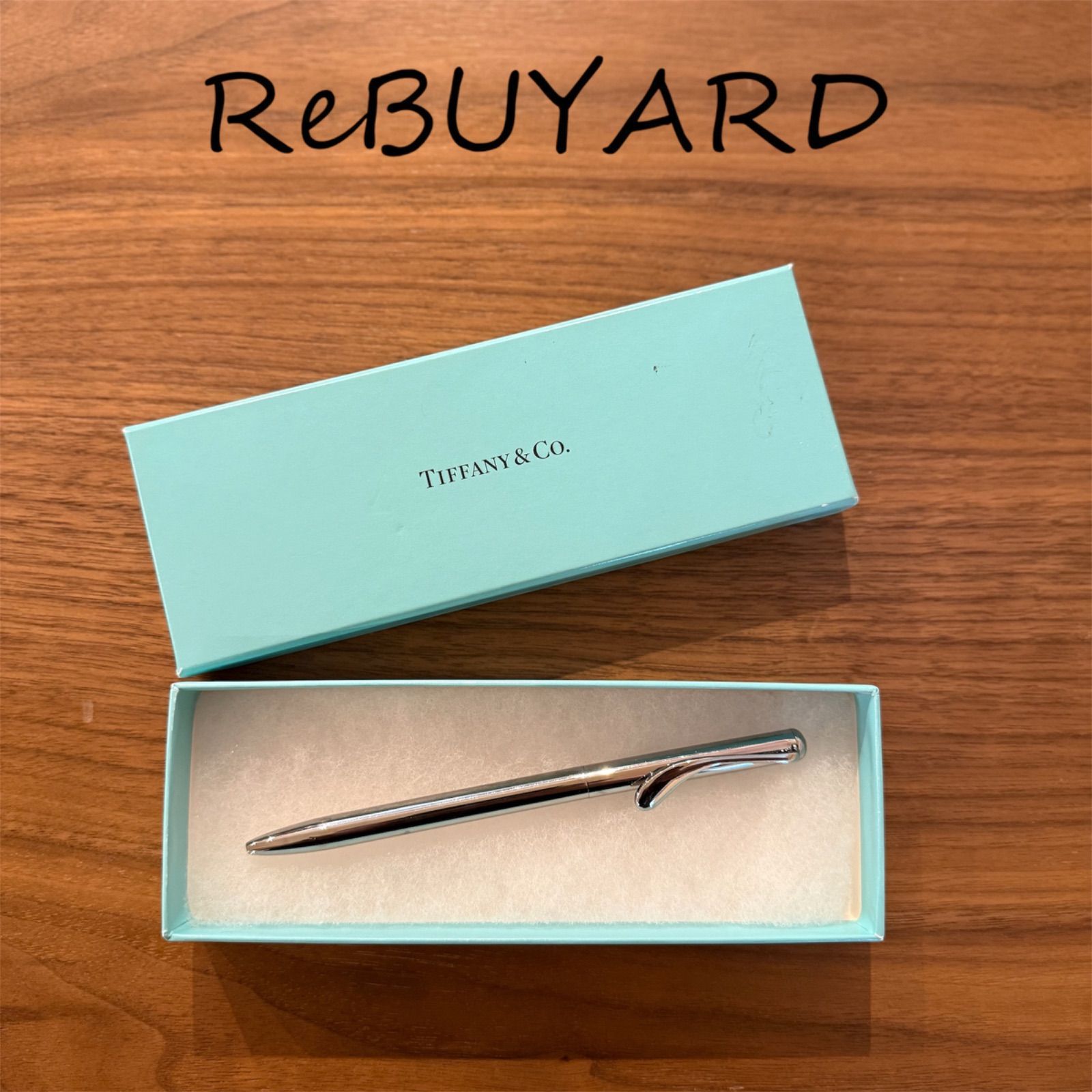 TIFFANY & Co. ティファニー ツイストボールペン シルバー