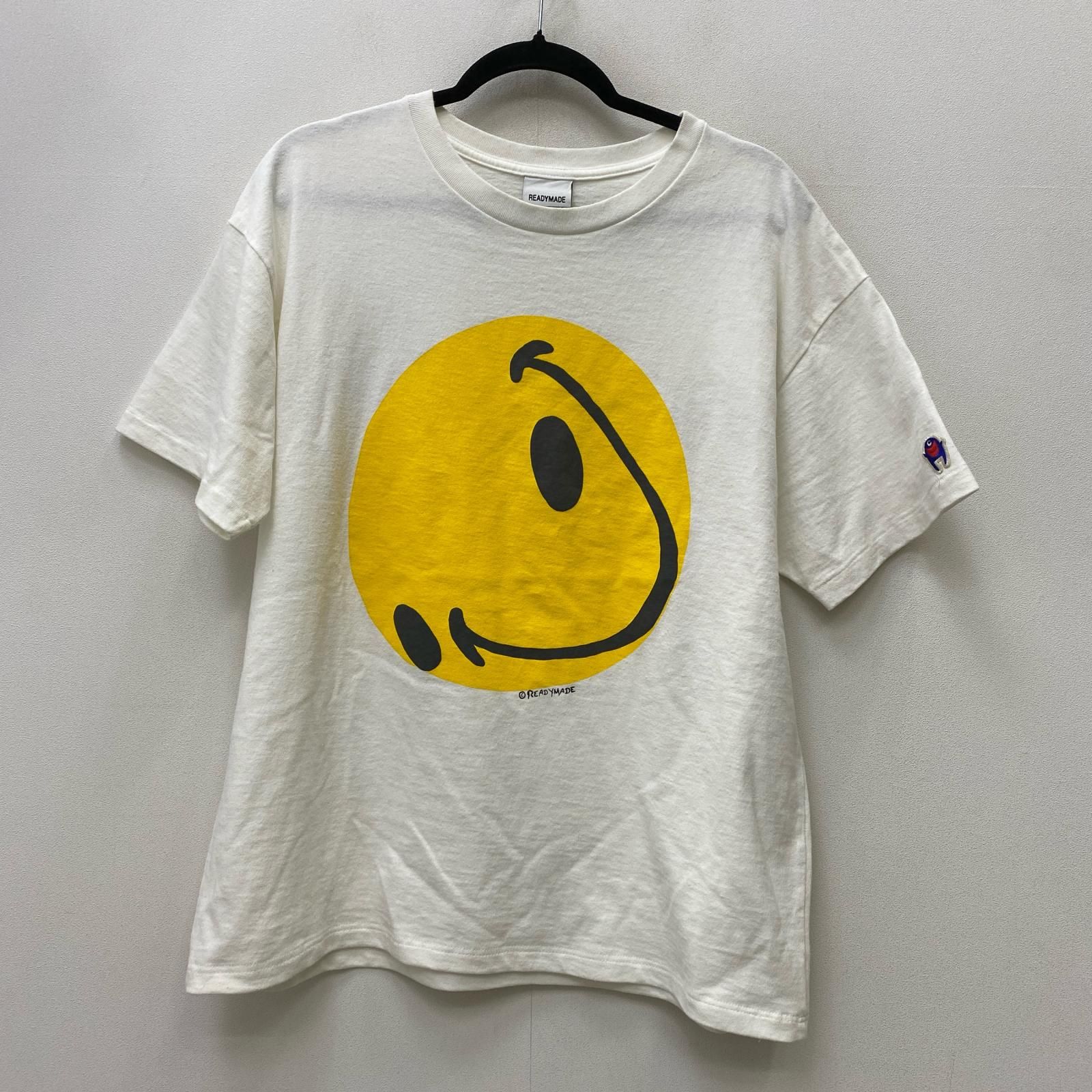 【加古川店】 中古 READYMADE | レディメイド 半袖Ｔシャツ COLLAPSED FACE T RE-CO-WH-00-00-143 ホワイト サイズ：M 【108】