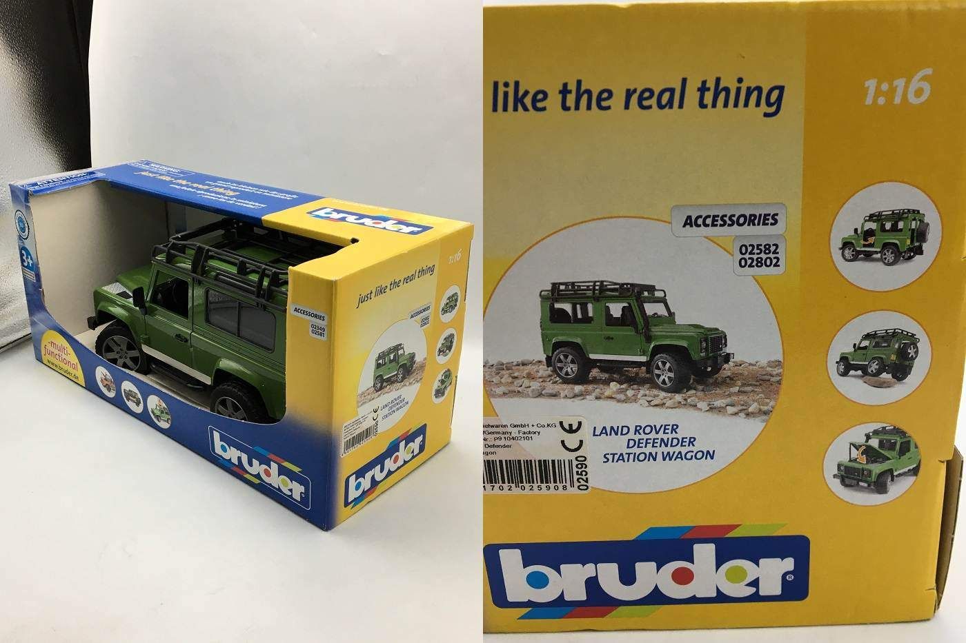 bruder ランドローバー ディフェンダー 1:16 ドイツ製 ブルーダー オフ