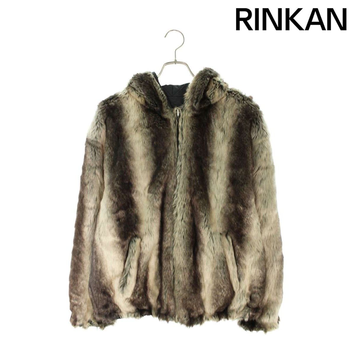 シュプリーム 20AW Faux Fur Reversible Hooded Jacket フェイクファー