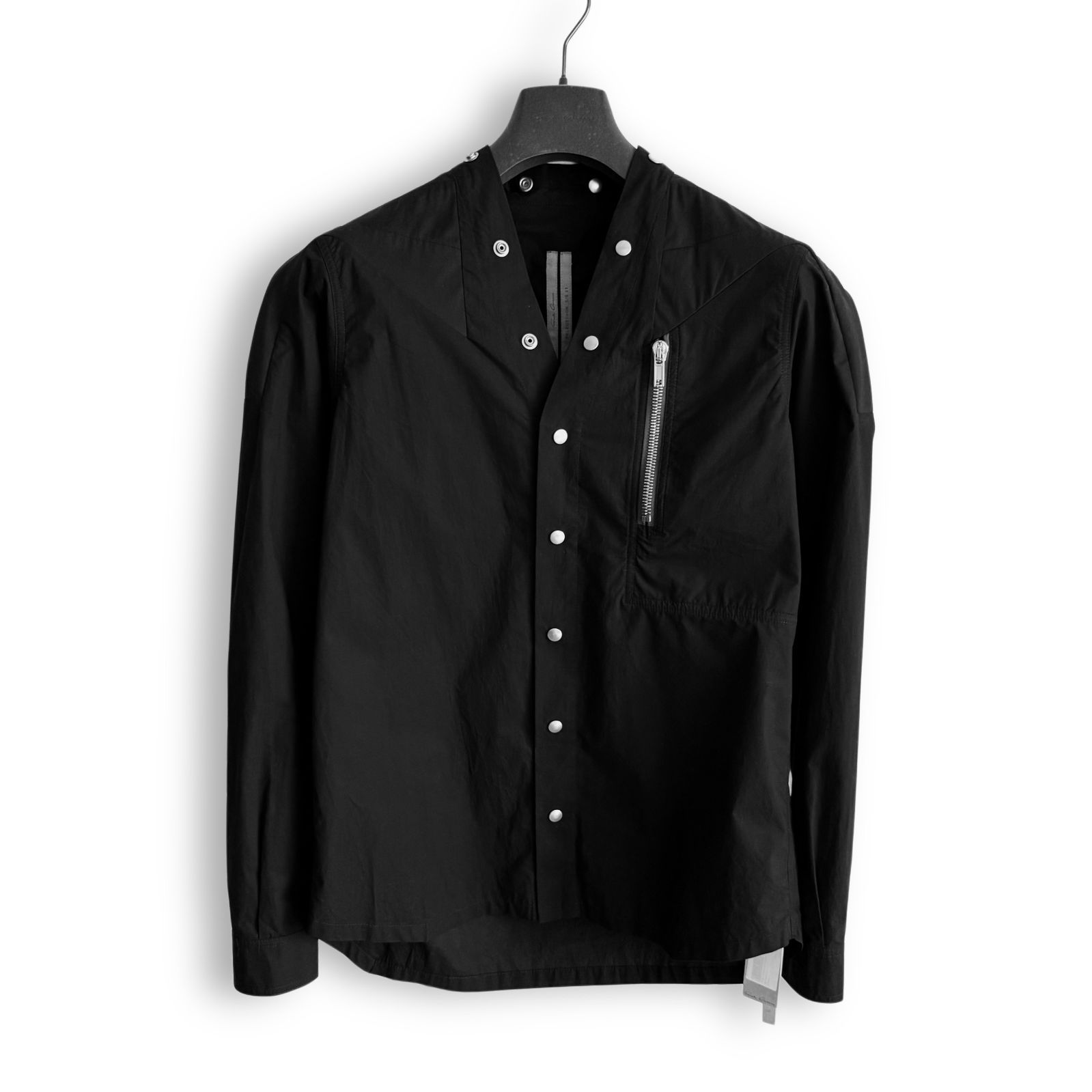 【美品】Rick Owens リックオウエンス 21SS PERFORMA SHIRT　パフォーマ　シャッツ　48 ブラック メンズ ユニセックス