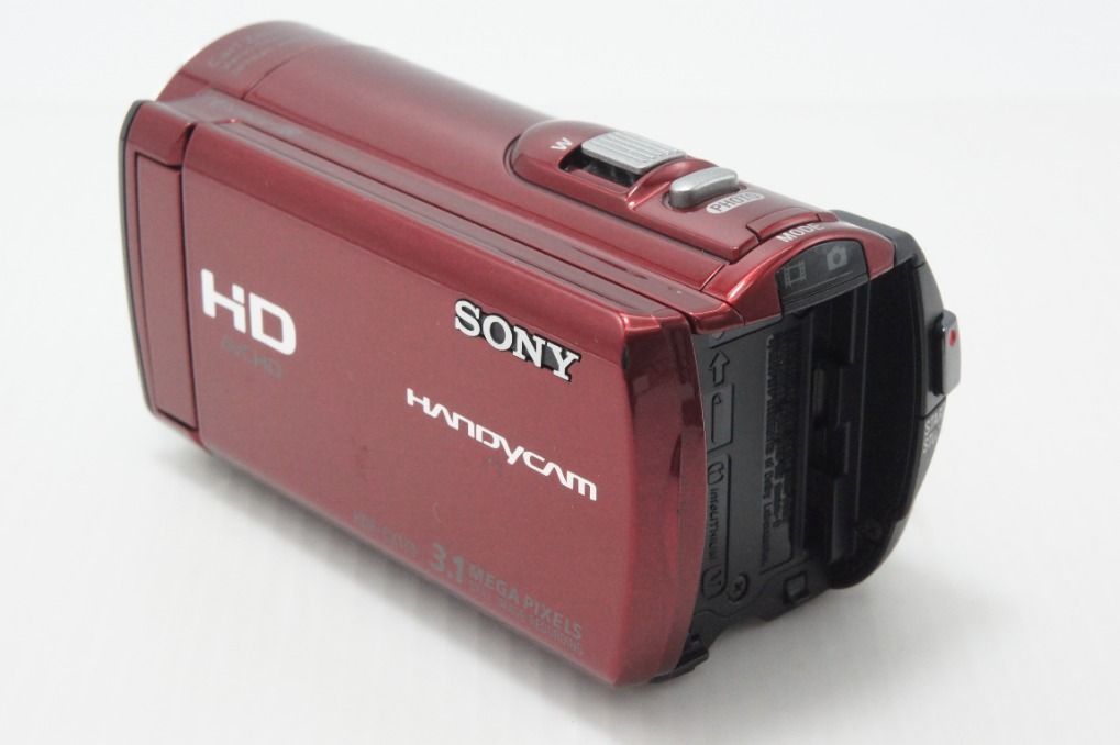 美品 SONY ソニー HDR-CX170 デジタルビデオカメラ レッド 260618as